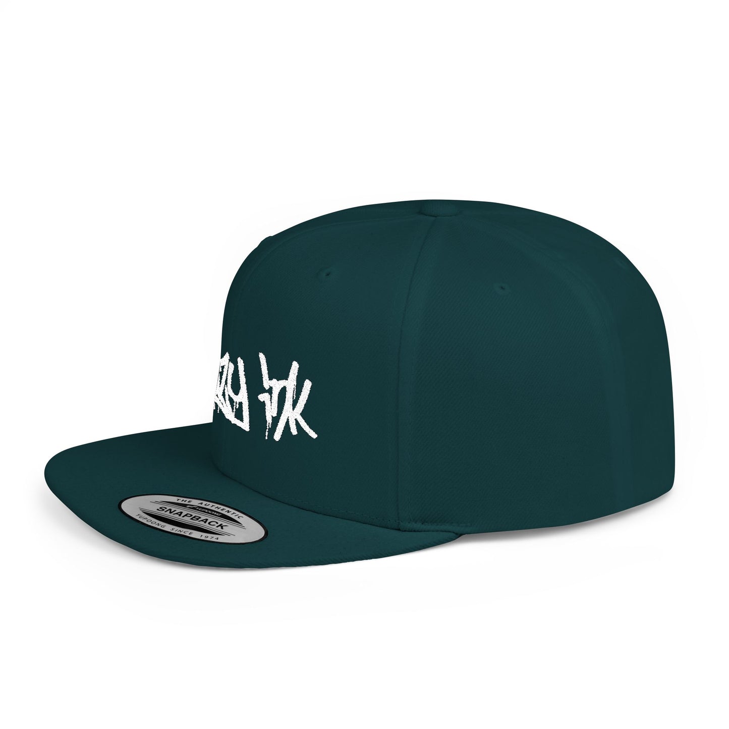 KRAZY INK Embroidered Flat Bill cap