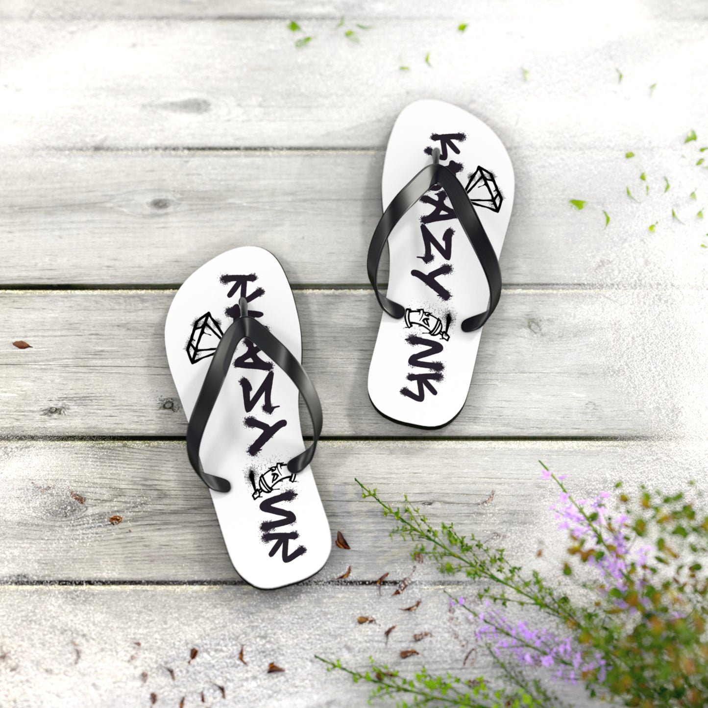 Flip Flops with Krazy Ink