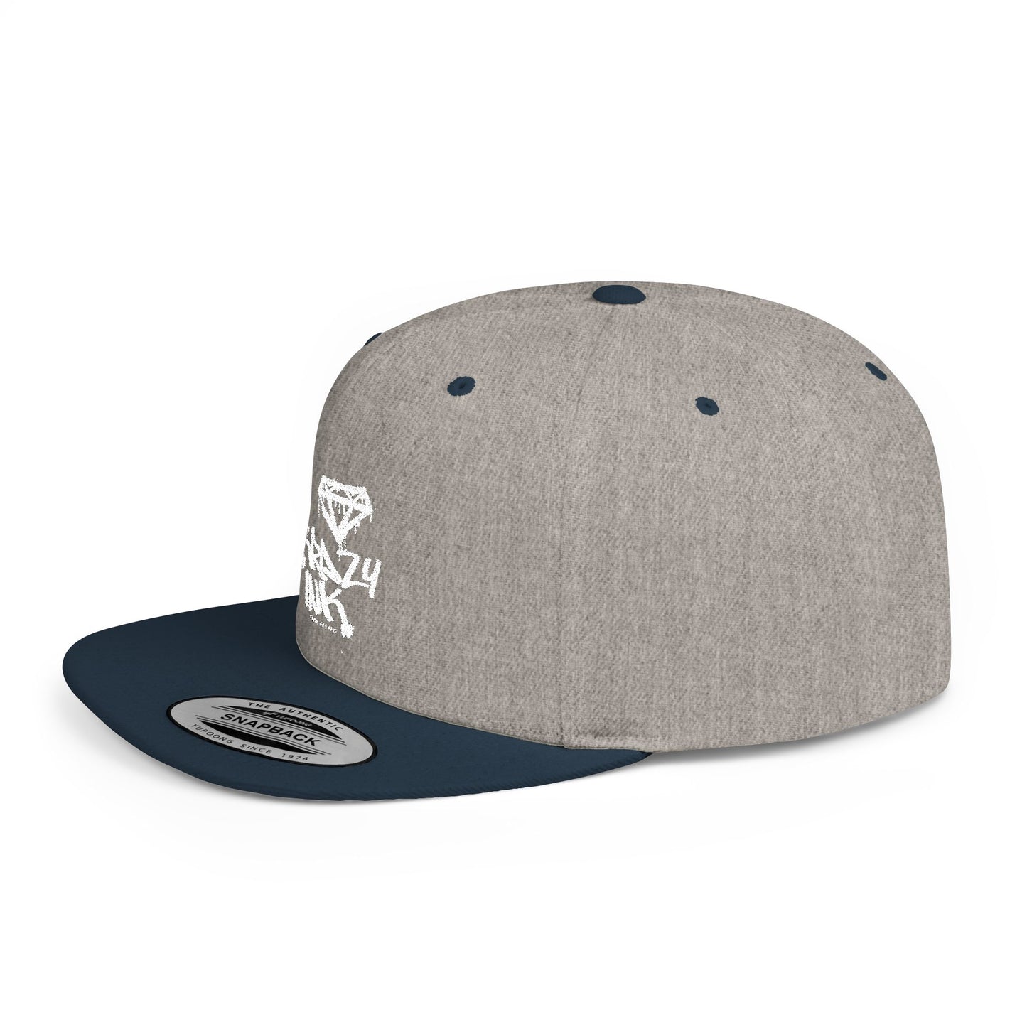 KRAZY INK Embroidered Flat Bill cap