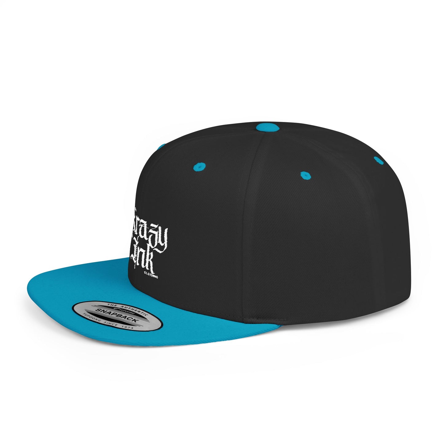 KRAZY INK Embroidered Flat Bill cap