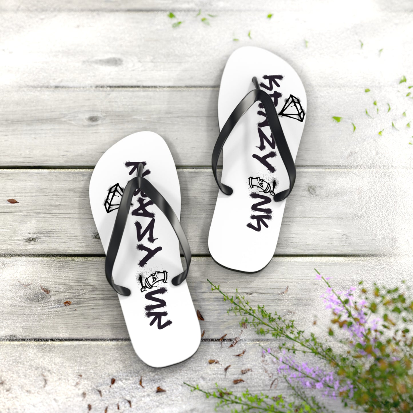 Flip Flops with Krazy Ink