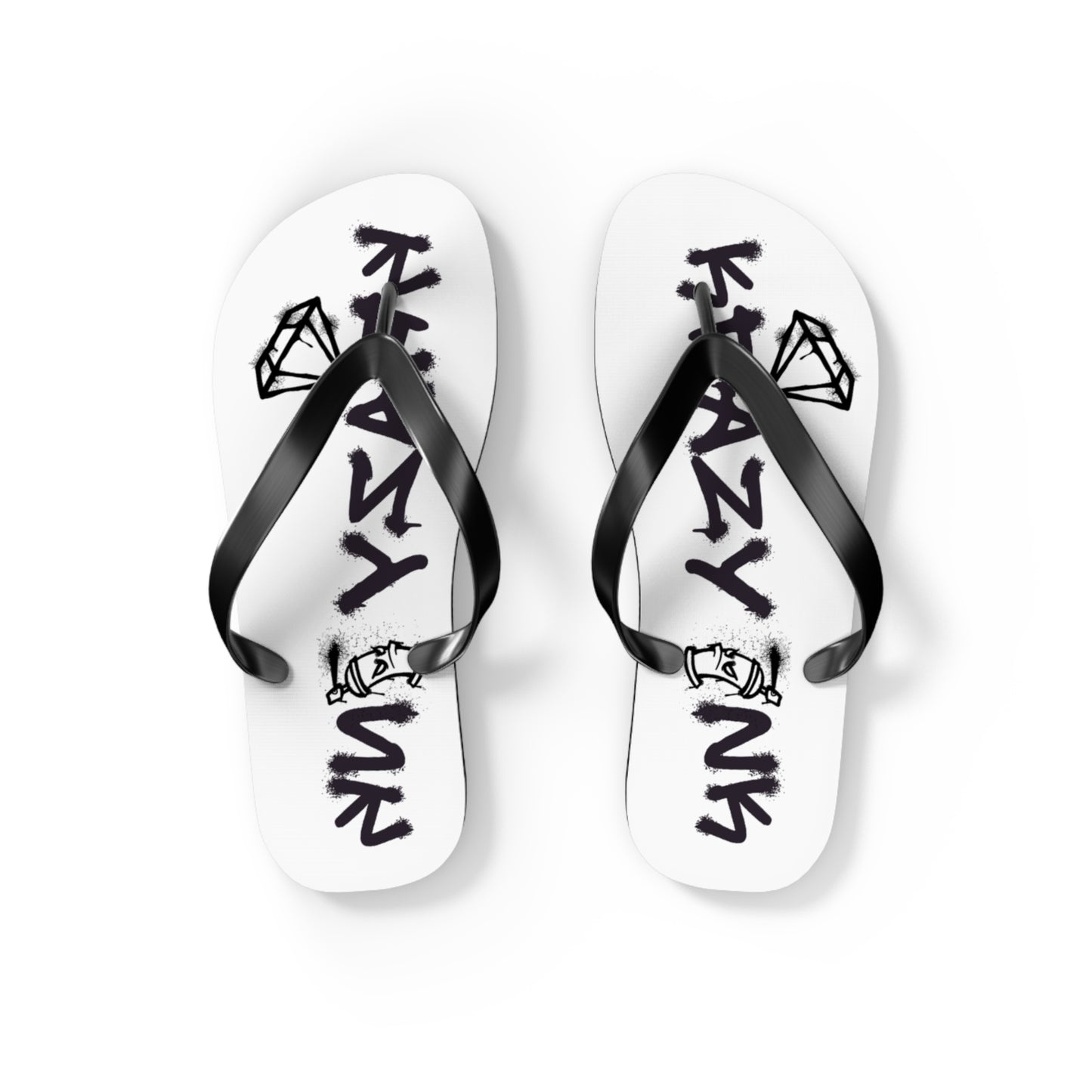 Flip Flops with Krazy Ink