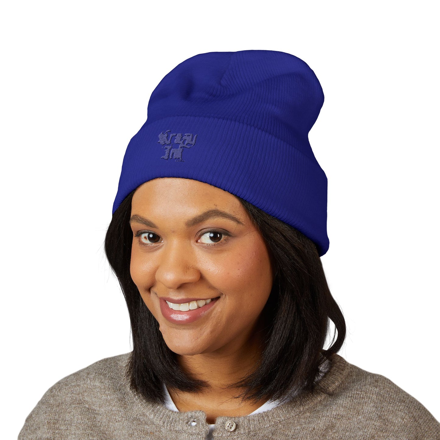 Embroidered Classic Beanie, Krazy Inkz Quality Hat, Winter Headwear, Stylish