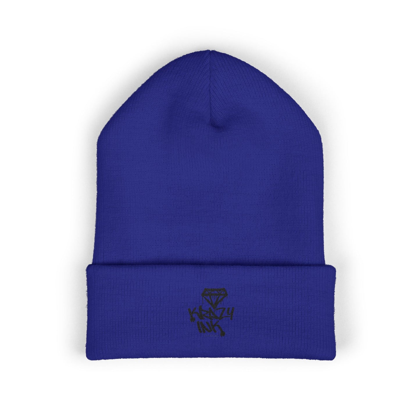 Embroidered Beanie, Krazy Inkz Quality Hat, Winter Headwear, Stylish