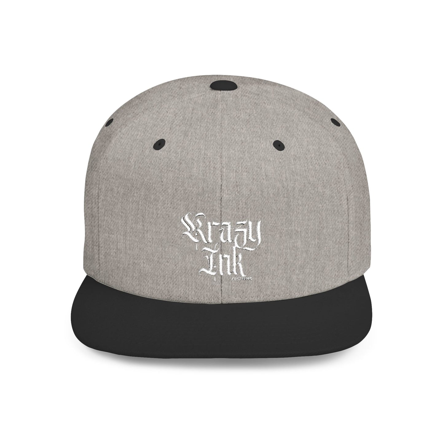 KRAZY INK Embroidered Flat Bill cap