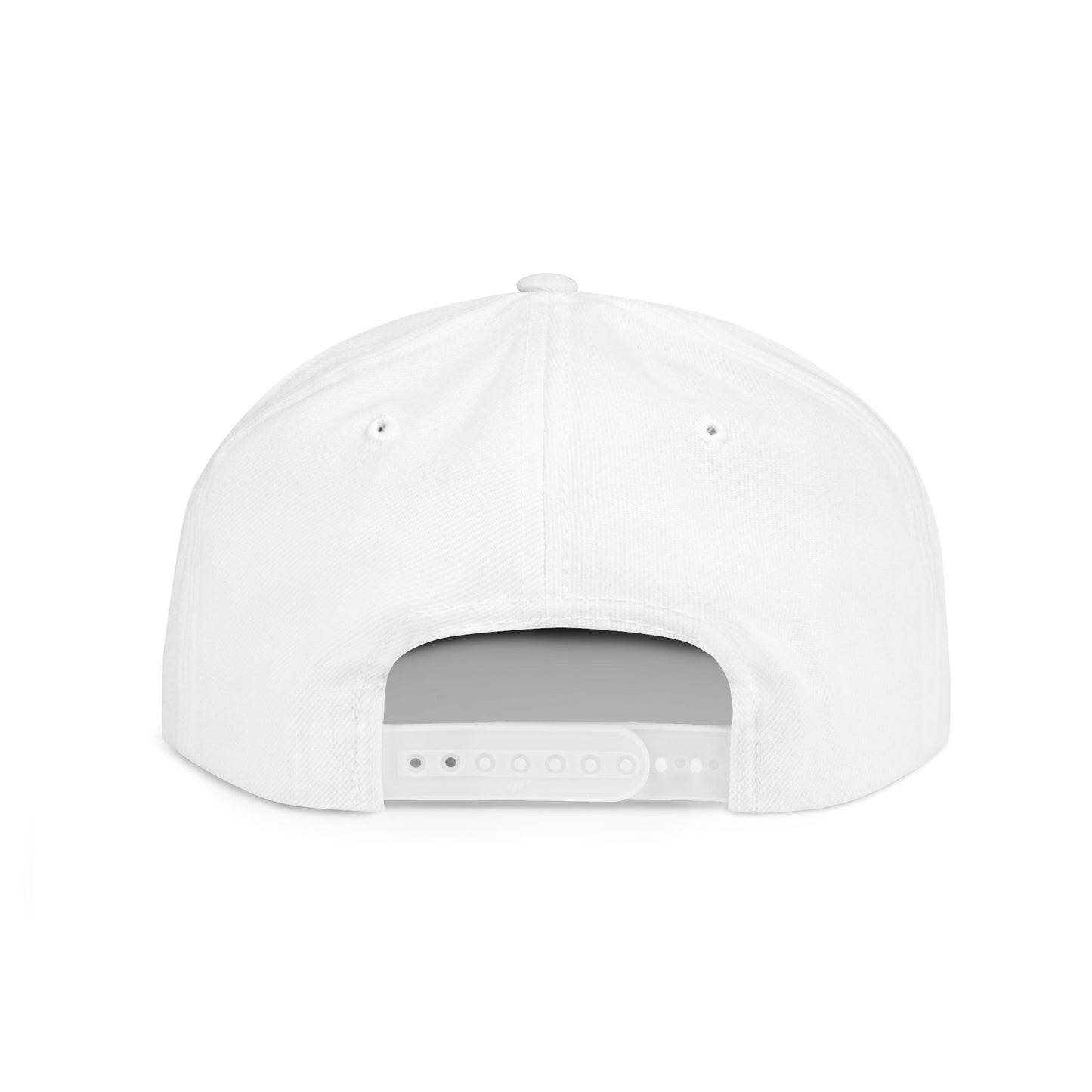 KRAZY INK Flat Bill Snapback Hat - Stylish White Cap for Trendsetters