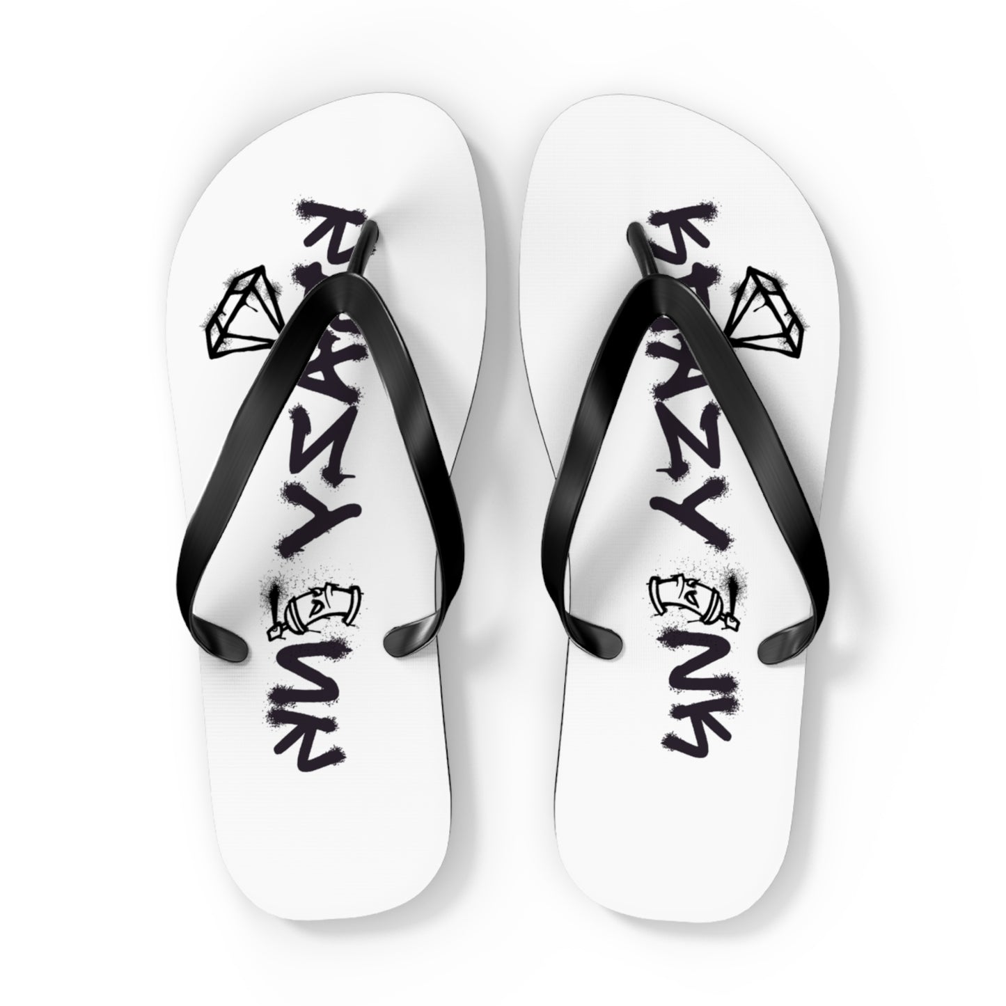 Flip Flops with Krazy Ink