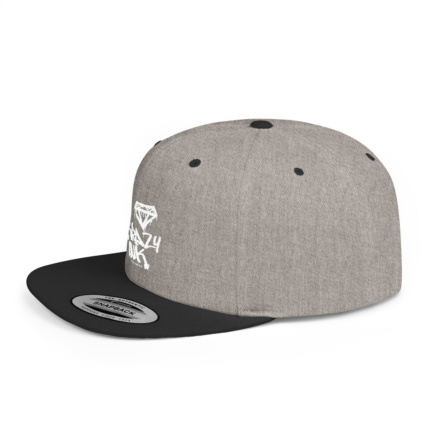 KRAZY INK Embroidered Flat Bill cap