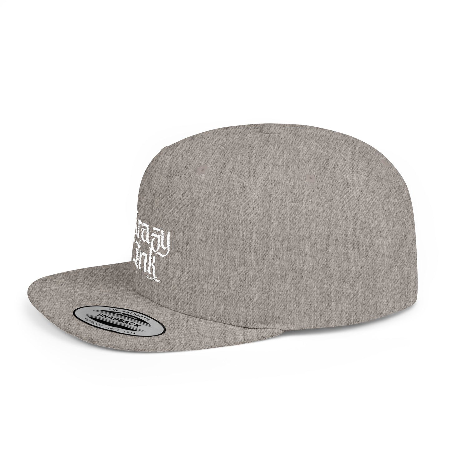 KRAZY INK Embroidered Flat Bill cap