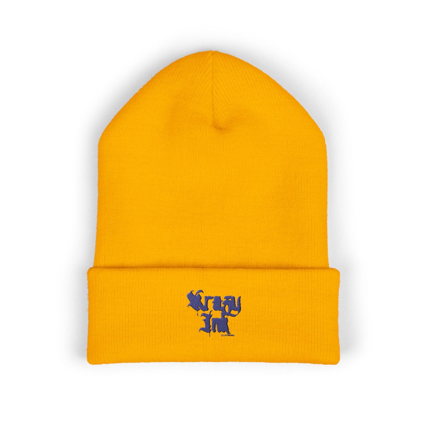 Embroidered Classic Beanie, Krazy Inkz Quality Hat, Winter Headwear, Stylish