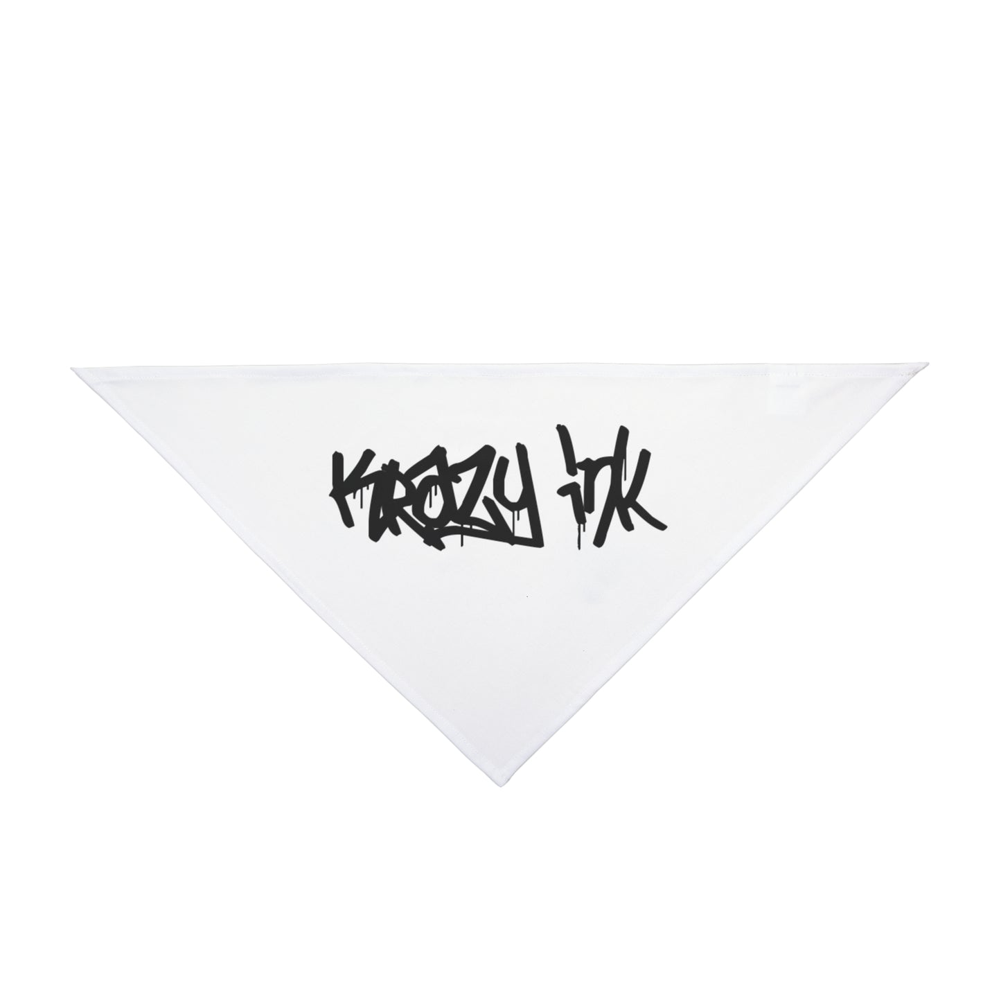Trendy Pet Bandana with Graffiti Design - Cool Accessories for Stylish Dogs