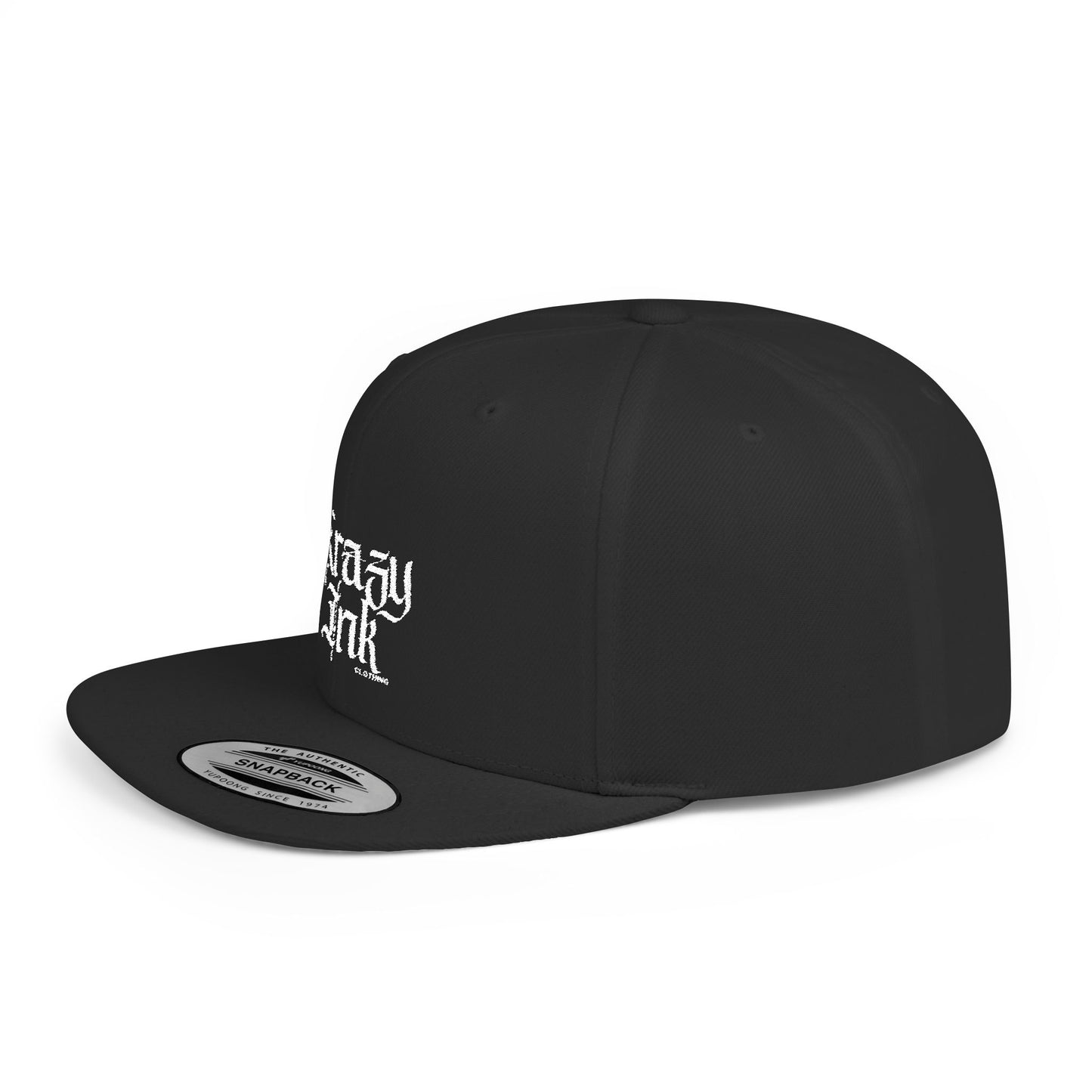 KRAZY INK Embroidered Flat Bill cap