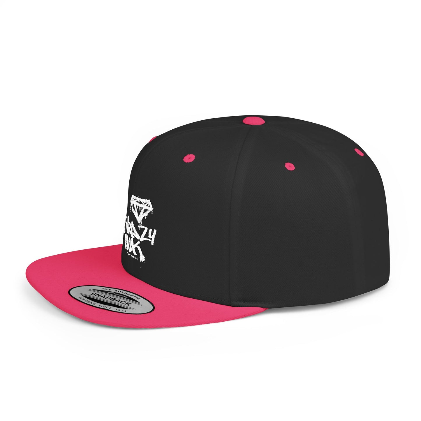 KRAZY INK Embroidered Flat Bill cap