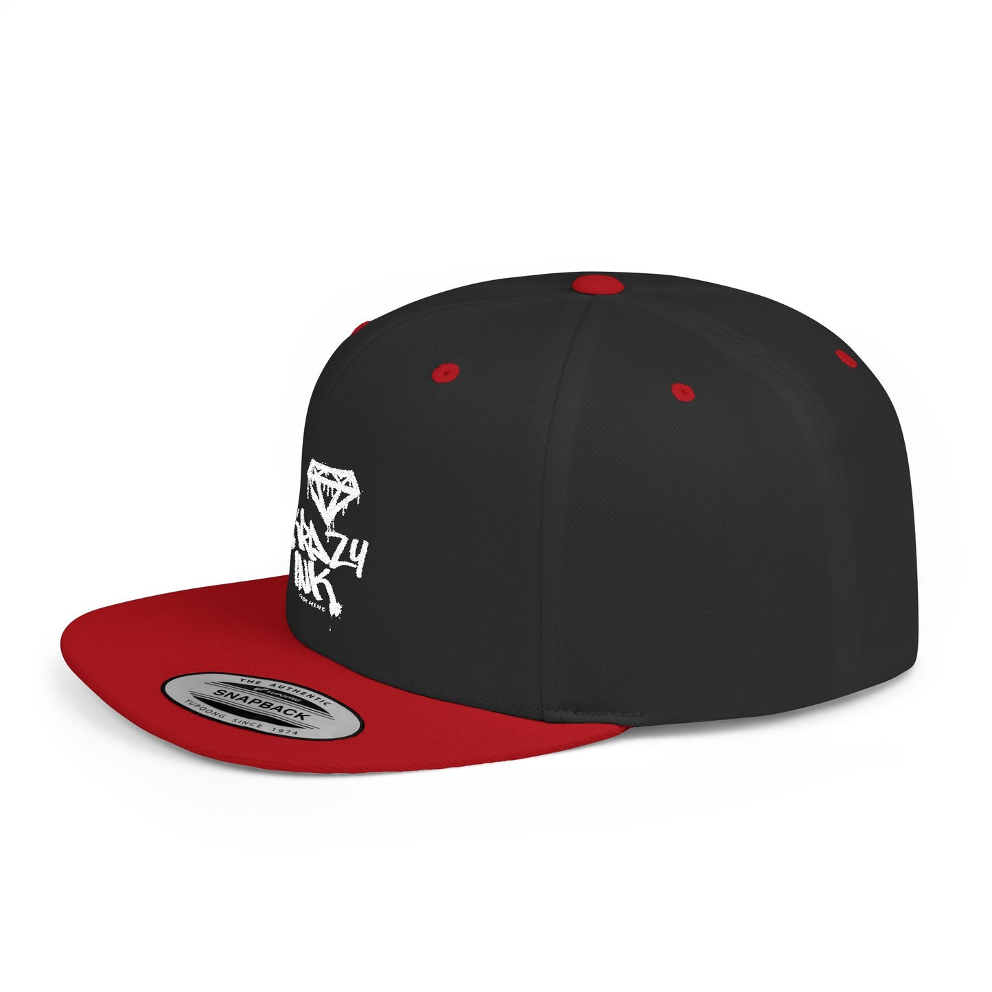 KRAZY INK Embroidered Flat Bill cap