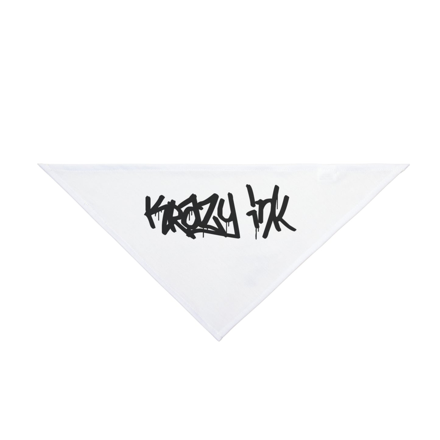 Trendy Pet Bandana with Graffiti Design - Cool Accessories for Stylish Dogs