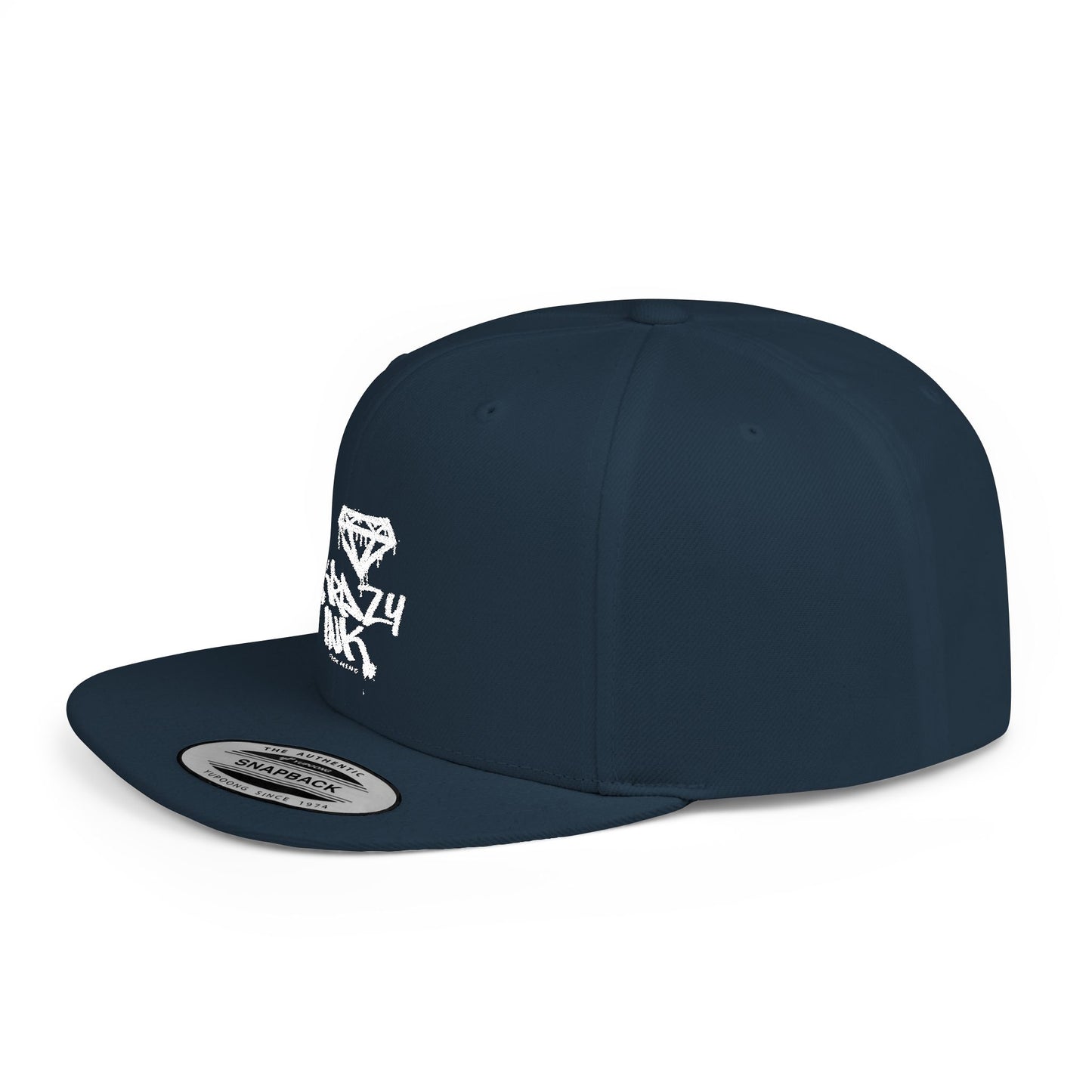 KRAZY INK Embroidered Flat Bill cap
